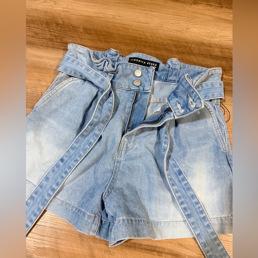 Veronica Beard Women Nori Paperbag Short Nova Size 27 NWT $268 - Picture 10 of 16